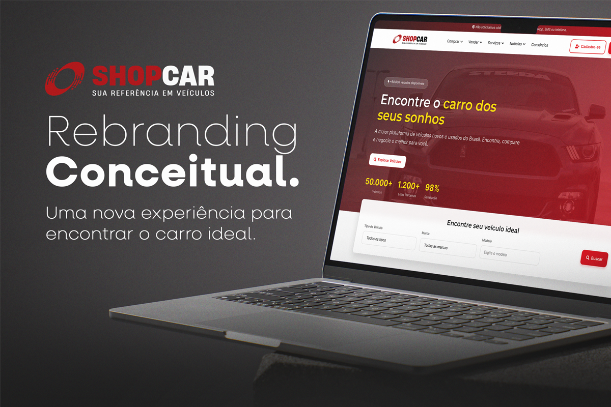 Shopcar - Rebranding Conceitual